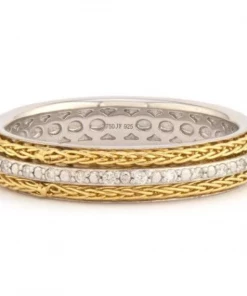 Jude Frances Mixed Metal Woven Rope Ring Gifts By Occasion