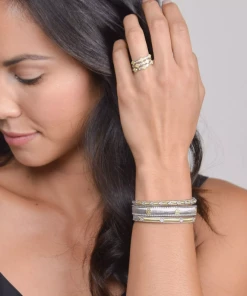 Jude Frances Mixed Metal Double Quad Stacker Ring Gifts By Occasion