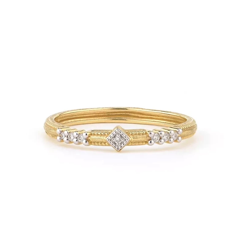 Jude Frances Lisse Triple Diamond Pave Band With Simple Diamond Accents Gifts By Occasion Jude Frances Lisse Triple Diamond Pave Band With Simple Diamond Accents Gifts By Occasion