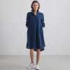 Linen Me Dress Linen Indigo Camilla