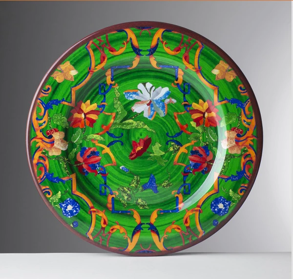 Pancale Green Melamine (Available In 3 Sizes) By Mario Luca Giusti Pancale Green Melamine (Available In 3 Sizes) By Mario Luca Giusti