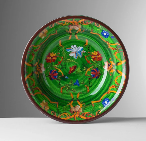 Pancale Green Melamine (Available In 3 Sizes) By Mario Luca Giusti Pancale Green Melamine (Available In 3 Sizes) By Mario Luca Giusti