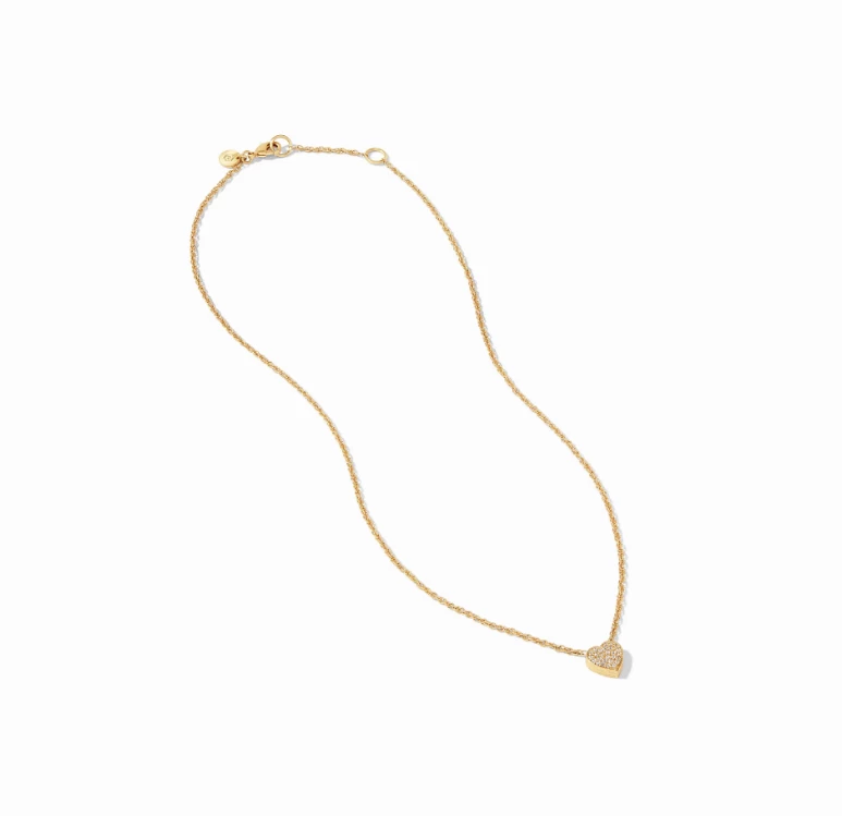 Gifts By Recipient Julie Vos Heart Pavé Demi Delicate Necklace Gifts By Recipient Julie Vos Heart Pavé Demi Delicate Necklace