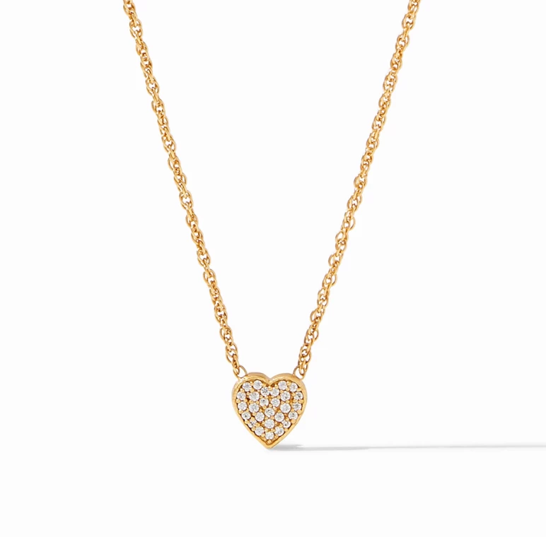 Gifts By Recipient Julie Vos Heart Pavé Demi Delicate Necklace Gifts By Recipient Julie Vos Heart Pavé Demi Delicate Necklace