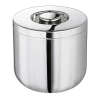 CHRISTOFLE STAINLESS STEEL INSULATED ICE BUCKET