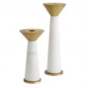 Arteriors Gifts By Occasion CANDLEHOLDERS TENBROOKE WHITE (SET OF 2)