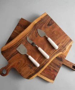 BIDKhome CHEESE KNIVES MARBLE (SET OF 3)