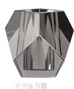 Arteriors Gifts By Occasion VASE SMOKE GEMMA