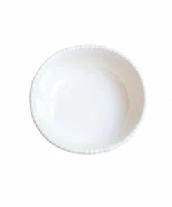 Relish Gifts By Occasion Cream White Beaded Edge Soup/Cereal Bowl