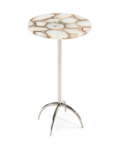 John Richard MARTINI TABLE AGATE WHITE Side Tables