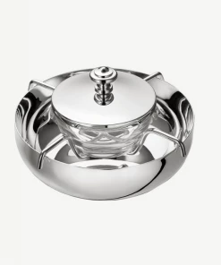 CHRISTOFLE ALBI SILVER-PLATED CAVIAR SERVING SET