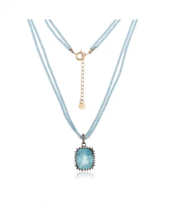 Mabel Chong Aquamarine Diamond Necklace Gifts By Recipient