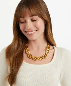 Julie Vos Avalon Link Necklace