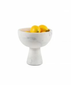 Marble Crafters BOWL MARBLE HIGH FOOTED (Available In 2 Sizes) Gifts By Occasion