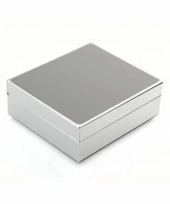 Addison Ross Box Hinged Chiffon Grey & Silver (Square) Gifts By Occasion