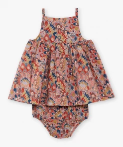 NATALYS Baby Dress Terracotta