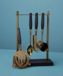 Be Home Gifts By Occasion Hanging Bar Set Black Mango & Aged Bronze