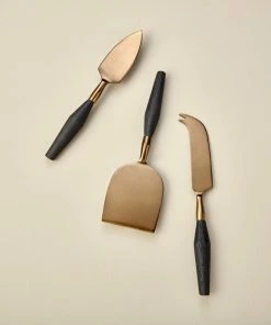 Be Home Cheese Spreader Set Black Mango & Antique Bronze