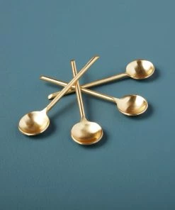 Be Home Gifts By Occasion Spoon Gold Thin Mini