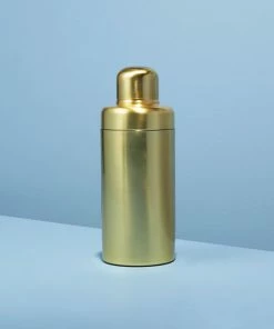 Be Home Cocktail Shaker Matte Gold Gifts By Occasion