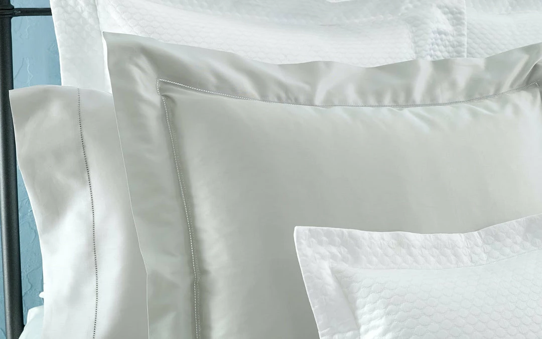 Sheeting Nocturne Hemstitch Bedding Collection By Matouk Sheeting Nocturne Hemstitch Bedding Collection By Matouk