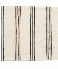 Deborah Rhodes Napkin Bistro Stripe Grey Gifts By Occasion