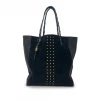 Kempton & Co Gifts By Occasion Black Suede Studded Cowdray Tote