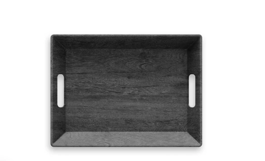 Tarhong Blackened Wood Handled Tray Tarhong Blackened Wood Handled Tray