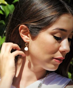 Mabel Chong Gifts By Occasion Blue Moon Druzy Earrings