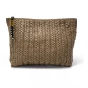 Kempton & Co Gifts By Occasion Blush Basket Weave Medium Pouch