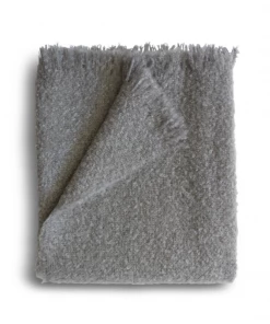 Evangeline Linens Mohair Throw By Evangeline (Available In 9 Colors)