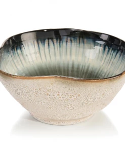 John Richard BOWL WHITE & SMALT BLUE