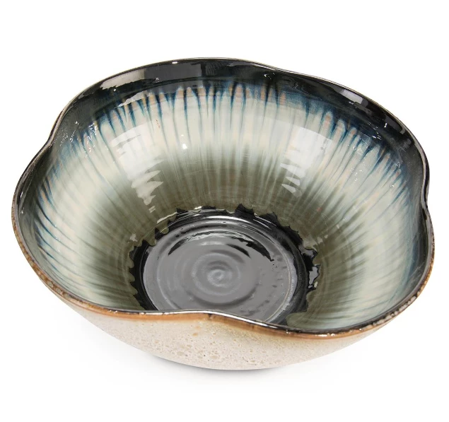 John Richard BOWL WHITE & SMALT BLUE John Richard BOWL WHITE & SMALT BLUE