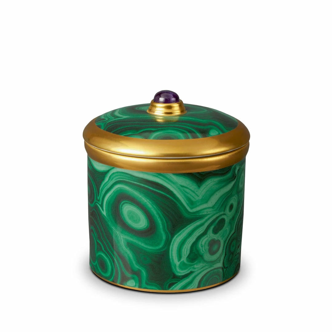Malachite Candle By L'objet Gifts By Occasion Malachite Candle By L'objet Gifts By Occasion