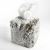 Evelyn Prelonge Glacier FAUX FUR Square Tissue Cover