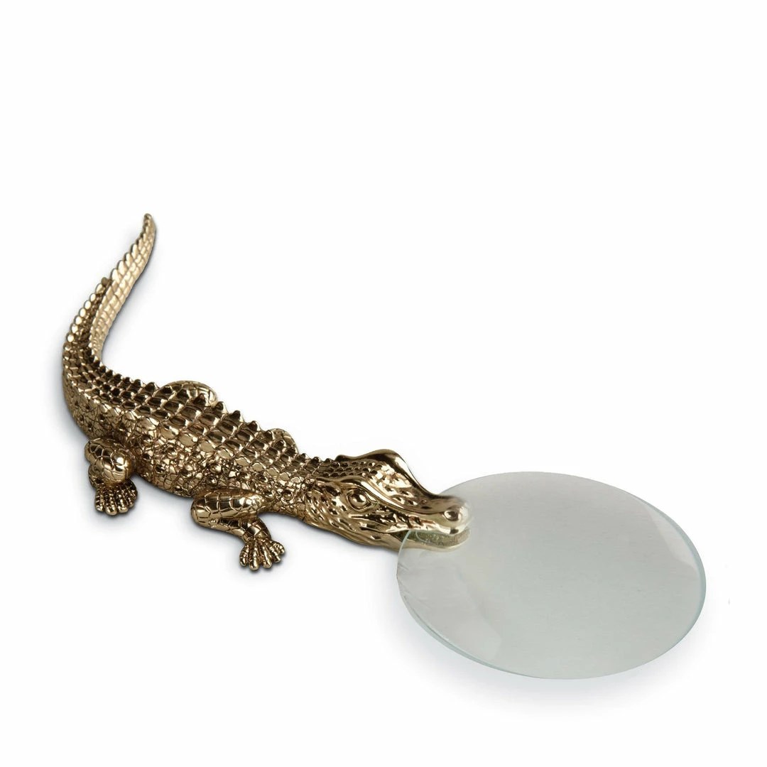 Crocodile Magnifying Glass By L'Objet Gifts By Occasion Crocodile Magnifying Glass By L'Objet Gifts By Occasion