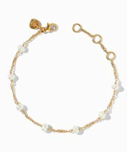 Julie Vos Charlotte Pearl Delicate Bracelet
