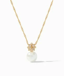 Julie Vos Charlotte Pearl Delicate Necklace Gifts By Recipient