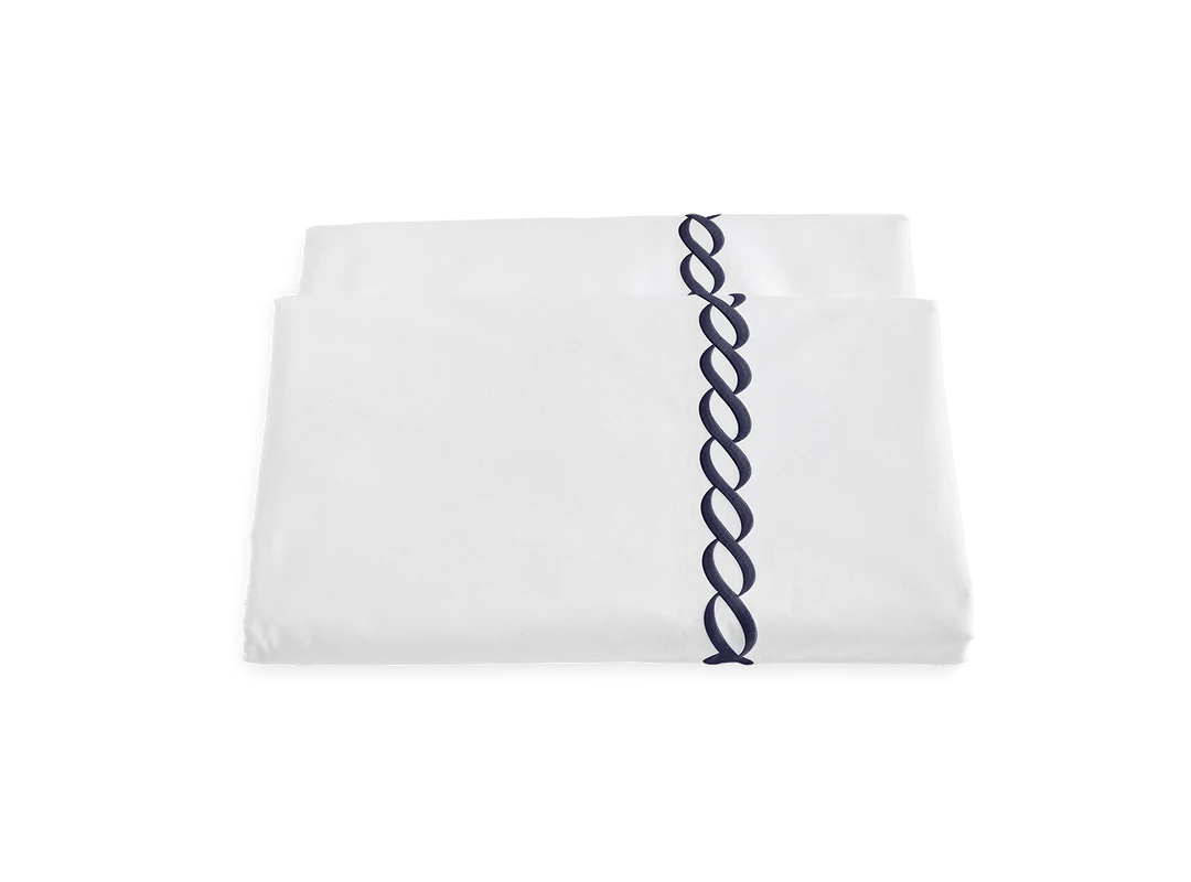 Sheeting Classic Chain Bedding Collection By Matouk Sheeting Classic Chain Bedding Collection By Matouk