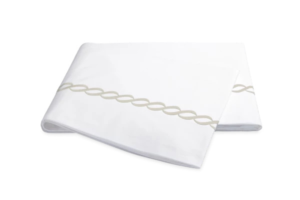 Sheeting Classic Chain Bedding Collection By Matouk Sheeting Classic Chain Bedding Collection By Matouk