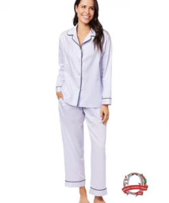 The Cat's Pajamas Classic Luxe Pima Pajama (Lavender)