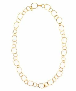 Julie Vos Colette Gold Link Necklace