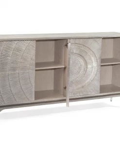 John Richard Side Tables CABINET FOUR DOORS SMOKED OAK