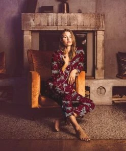 Averie Sleep Gifts By Recipient Isabis Two-Piece Pajama Long Set (Available In 5 Sizes)