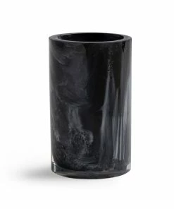 Kassatex Black & Acrylic Tumbler Bathroom Accessories