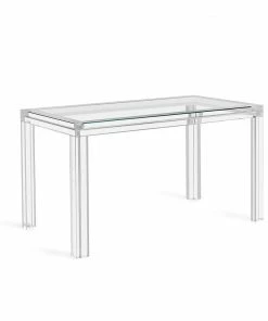 Interlude Side Tables DESK ACRYLIC & GLASS