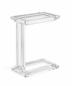 Interlude TABLE ACRYLIC AND GLASS Side Tables