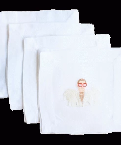 Lettermade Gifts By Occasion Elton John Linen Cocktail Napkins