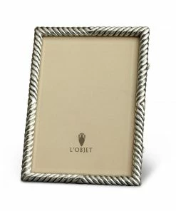 Gifts By Occasion Platinum Twist Frame By L'Objet (Available In 3 Sizes)
