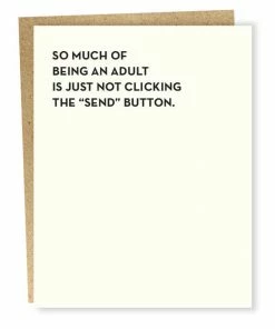 Sapling Press Father's Day CARD "SEND BUTTON"